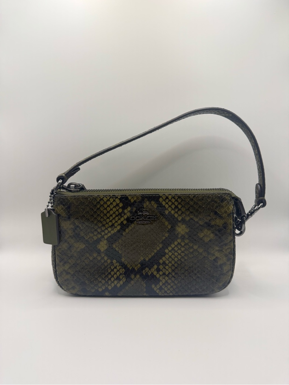 Coach Olive Python Shoulder Bag - Picture 2 of 12